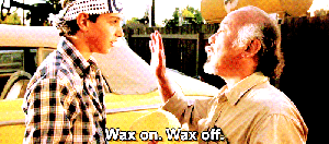 Pay attention, Daniel san.